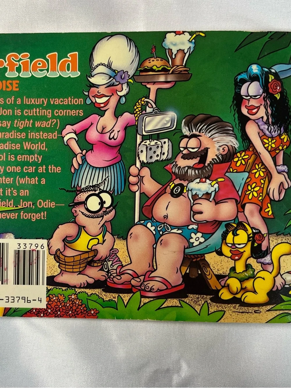 Vintage‎ 1986 Garfield in Paradise Jim Davis Paperback Comic Strip Book VTG
